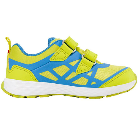 Viking Gore-Tex Halbschuh Veme GTX in lime and blue, a waterproof and durable outdoor shoe for all-weather activities