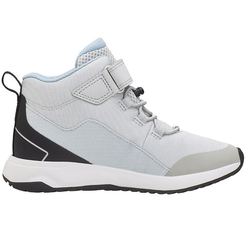 VIKING GORE-TEX Halbschuh ELEVATE MID F GTX in light gray and black, a durable and waterproof hiking shoe for outdoor adventures