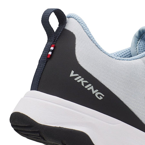 VIKING GORE-TEX Halbschuh ELEVATE LOW F GTX BOA - hellgrau - schwarz: A durable and waterproof hiking shoe in light grey and black