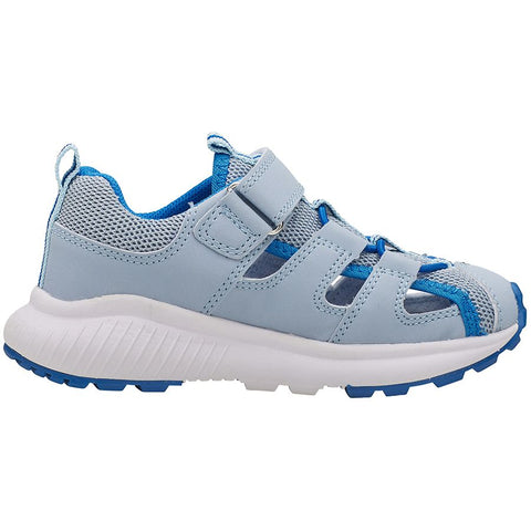 Close-up of Viking Halbsandale AERY LITE LOW - himmelblau - ocean sandal in sky blue color