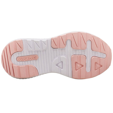alt=Stylish and lightweight VIKING Halbsandale AERY LITE LOW in peach color, perfect for outdoor activities and casual wear