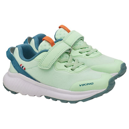 VIKING Halbschuh AERY DAL LOW - mint - petrol outdoor shoe with mint and petrol color accents and low-profile design for women