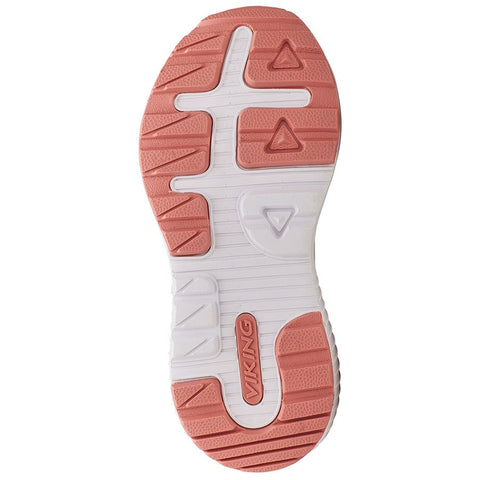 Viking Halbschuh Aery Dal Low in pink and salmon, a comfortable and stylish shoe for outdoor activities