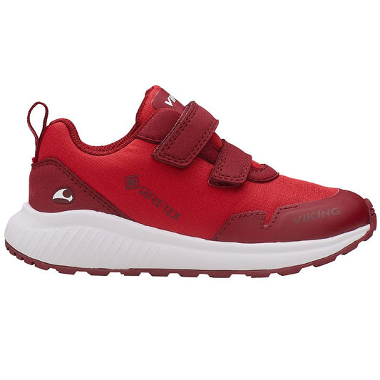 VIKING GORE-TEX Halbschuh AERY TRACK LOW GTX - rot hiking shoe with red waterproof exterior and durable rubber sole