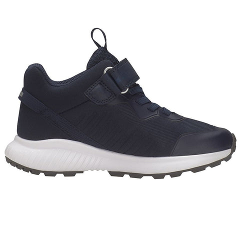 Side view of Viking Gore-Tex Knöchelschuh Aery Tau Mid GTX - navy shoe