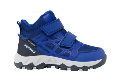 VIKING TEX Knöchelschuh TRACK MID WP - royal - navy is a waterproof and durable ankle boot designed for outdoor activities