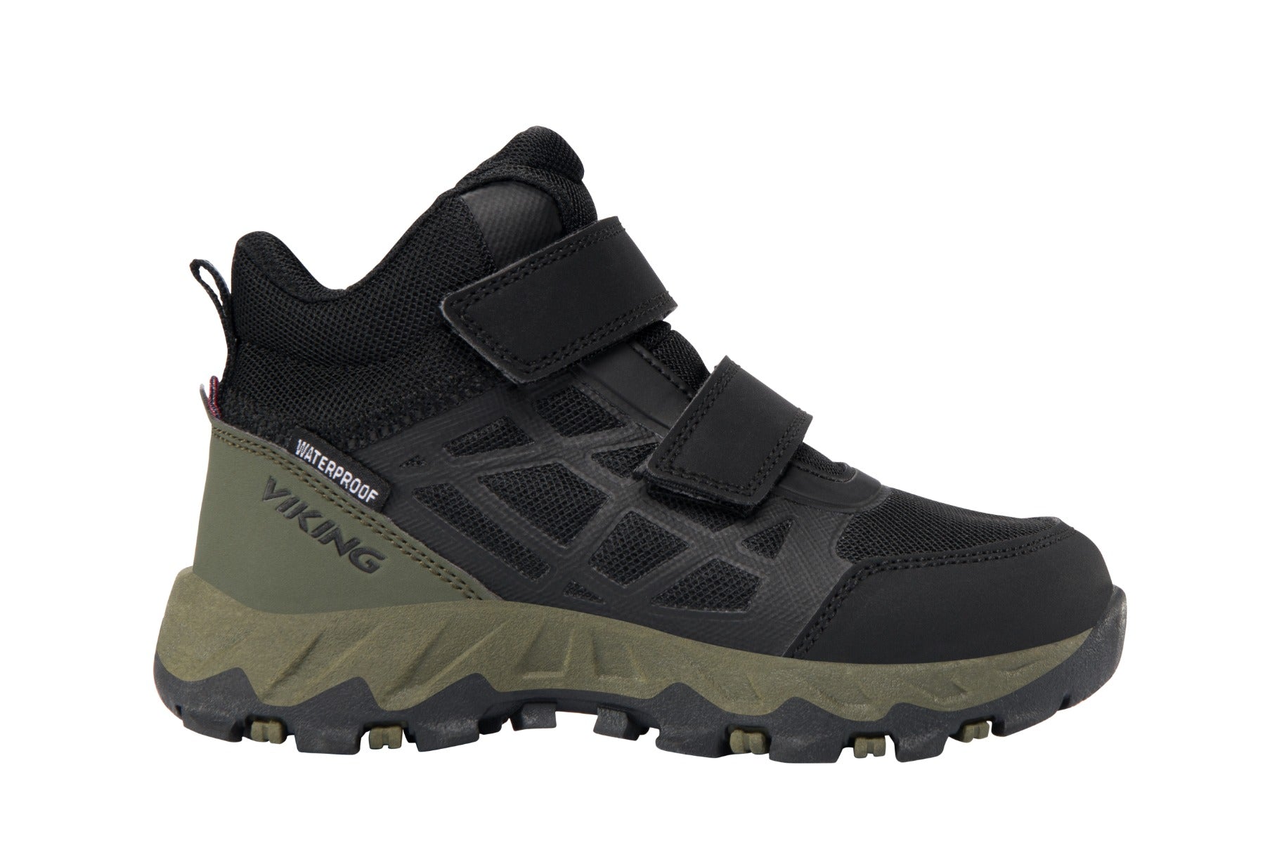 VIKING TEX Knöchelschuh TRACK MID WP in schwarz und oliv 