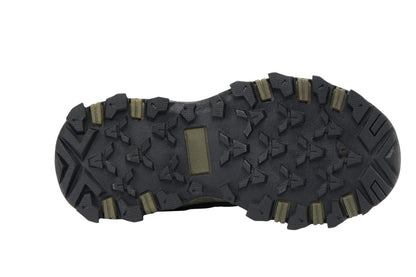  VIKING TEX Knöchelschuh TRACK MID WP in black and olive colors with traction