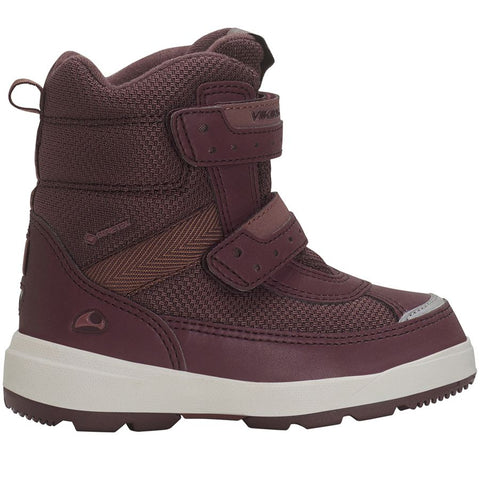 VIKING GORE-TEX Stiefel PLAY II REFLECTIVE GTX - bordeaux hiking boots with reflective detailing and waterproof GORE-TEX material for all-weather outdoor adventures 