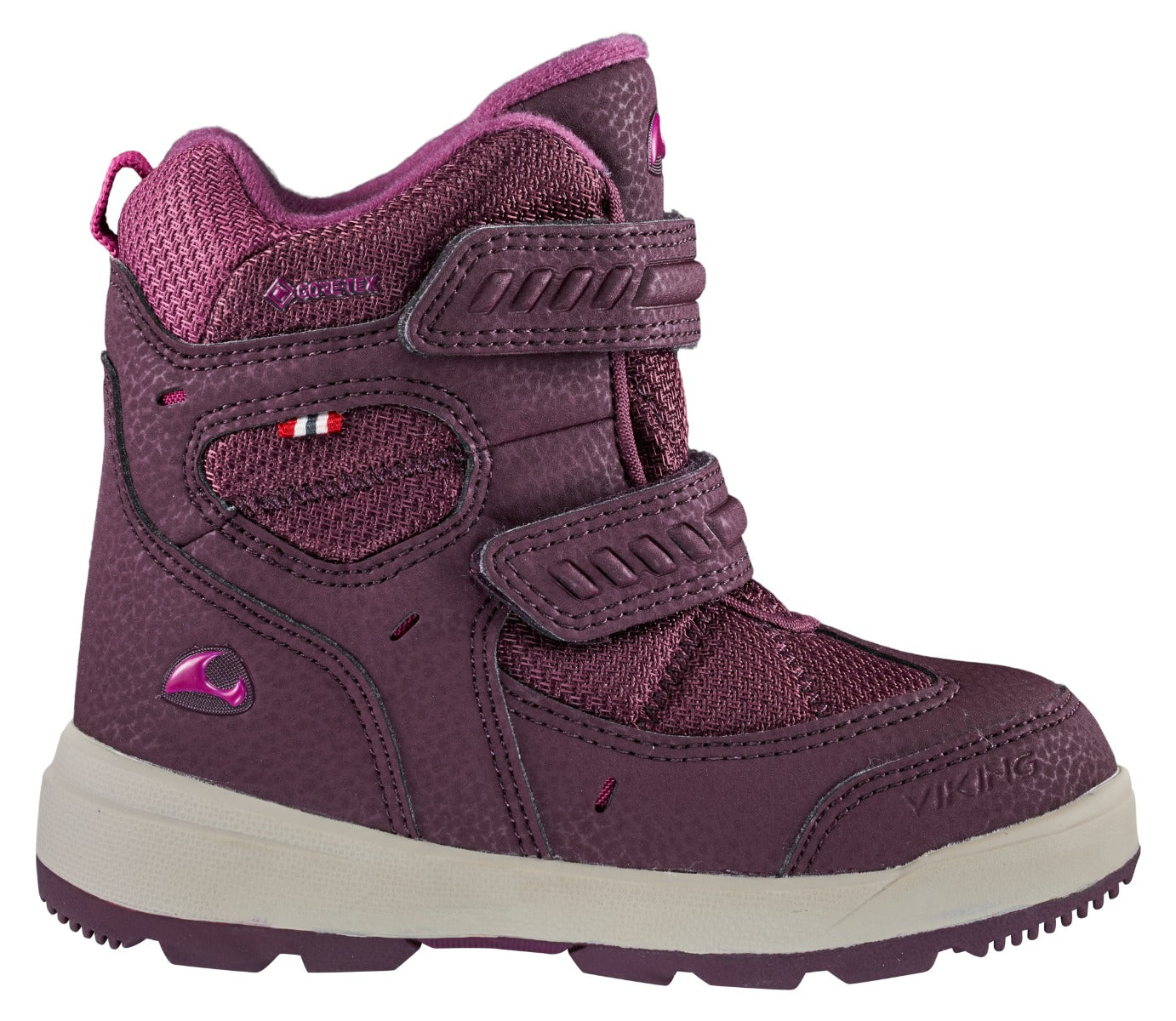 VIKING GORE-TEX Stiefel TOASTY WARM GTX 2V - beere, waterproof and insulated outdoor boots in berry color for ultimate warmth and comfort