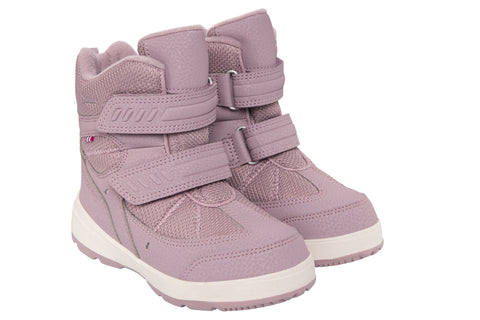Women's VIKING GORE-TEX Stiefel TOASTY WARM GTX 2V in puderrosa, a stylish and cozy winter boot with advanced weather protection