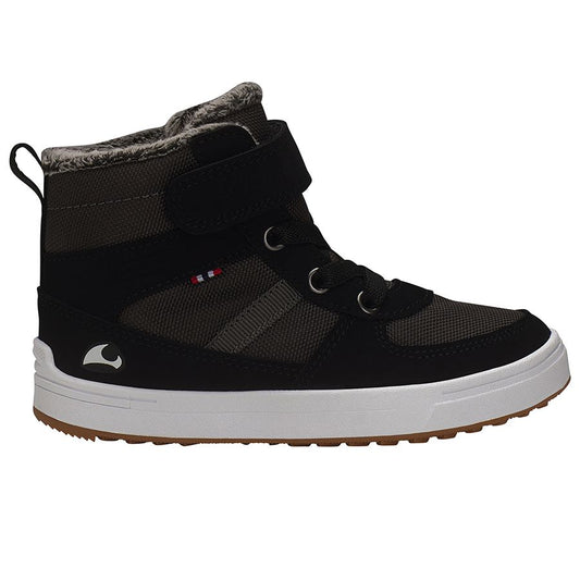 VIKING TEX Knöchelschuh LUCAS MID WP WARM GTX in schwarz und grau, wasserdicht und warm gefüttert, ideal für kaltes Wetter