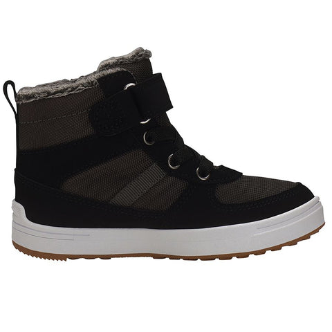Black and grey VIKING TEX Knöchelschuh LUCAS MID WP WARM GTX with waterproof and warm features