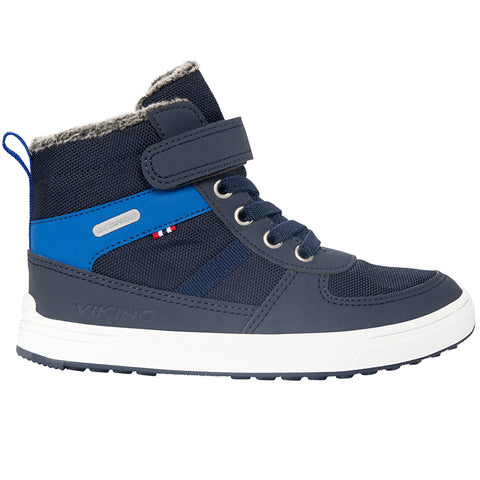 VIKING TEX Knöchelschuh LUCAS WARM WP - navy - royal waterproof ankle boot in navy and royal blue with warm insulation