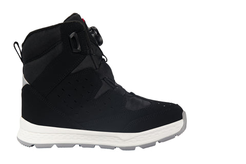 Black VIKING TEX Stiefel ESPO WARM WP BOA boots with waterproof and insulated features