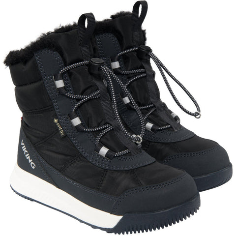 Black VIKING GORE-TEX AERY WARM GTX boots with insulated lining