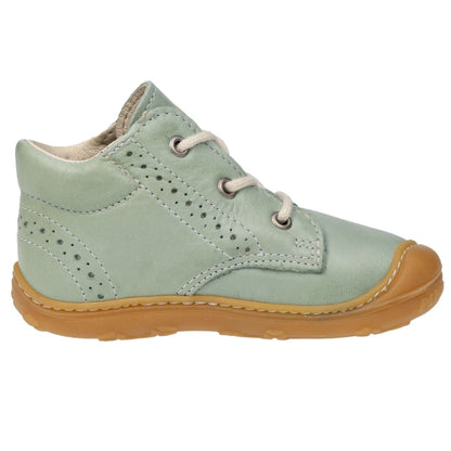 RICOSTA Knöchelschuh KELLY in mint color with Lyralochung detailing, perfect for stylish and comfortable everyday wear