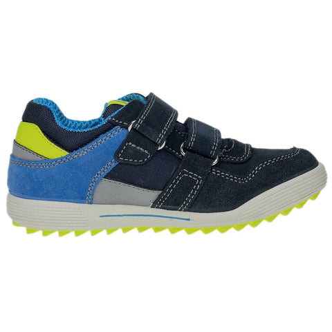 Side view of the PRIMIGI Halbschuh 18766-33 showing the sturdy rubber sole