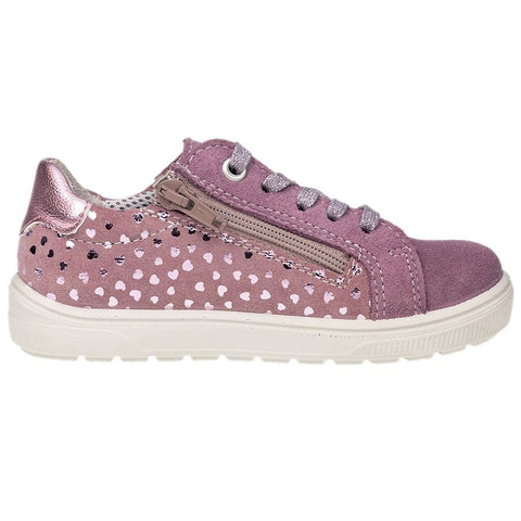 Stylish and comfortable girls' shoe in purple metallic 