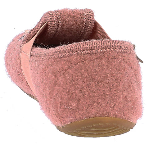LIVING KITZBÜHEL Hausschuh 3623-325 - rosenholz / Flamingo - cozy and stylish women's indoor slippers in a rosenholz (rosewood) color with a fun flamingo design