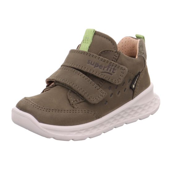 High-performance SUPERFIT GORE-TEX Halbschuh BREEZE 369-70 in olive color, providing ultimate comfort and protection for outdoor activities