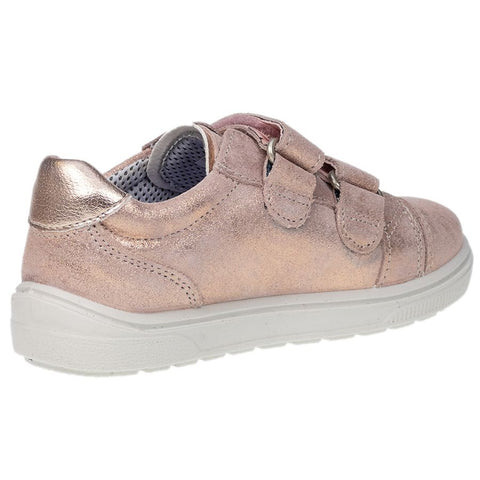 Hochwertiger Kinderschuh mit rosa Farbton und funkelnden Stern-Applikationen