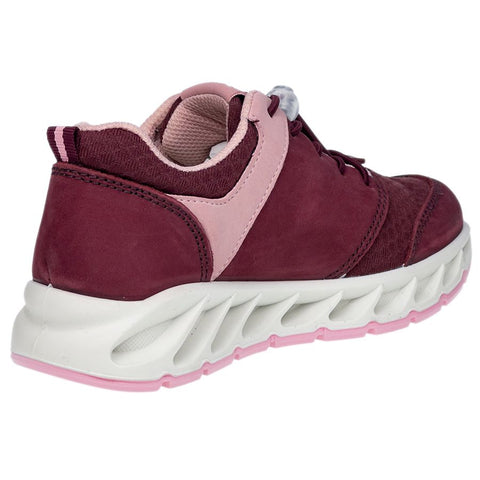 Child wearing PRIMIGI GORE-TEX Halbschuh 18743-22 - weinrot - rosa