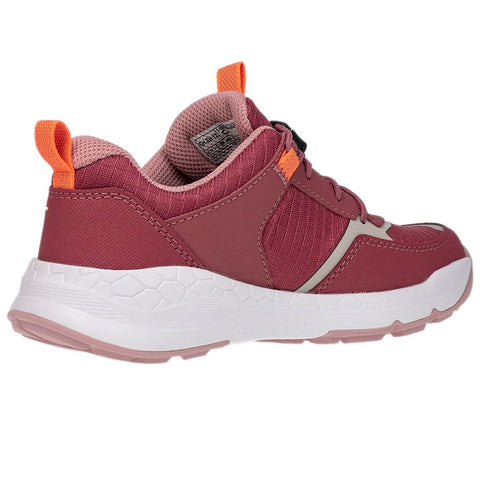High-performance SUPERFIT GORE-TEX Halbschuh FREE RIDE 550-55 in a vibrant beere and neonrot colorway for ultimate comfort and style on outdoor adventures