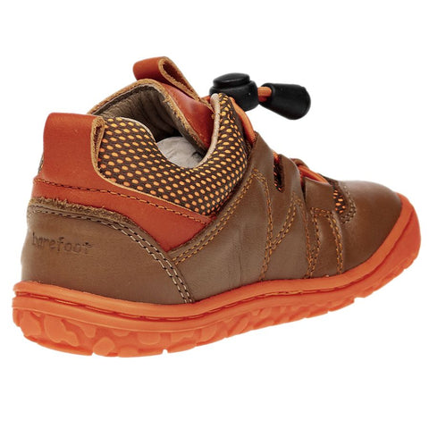 LURCHI Barfuß Halbschuh NISO 50016-09 in brown and orange, a stylish and comfortable footwear option for barefoot walking and running