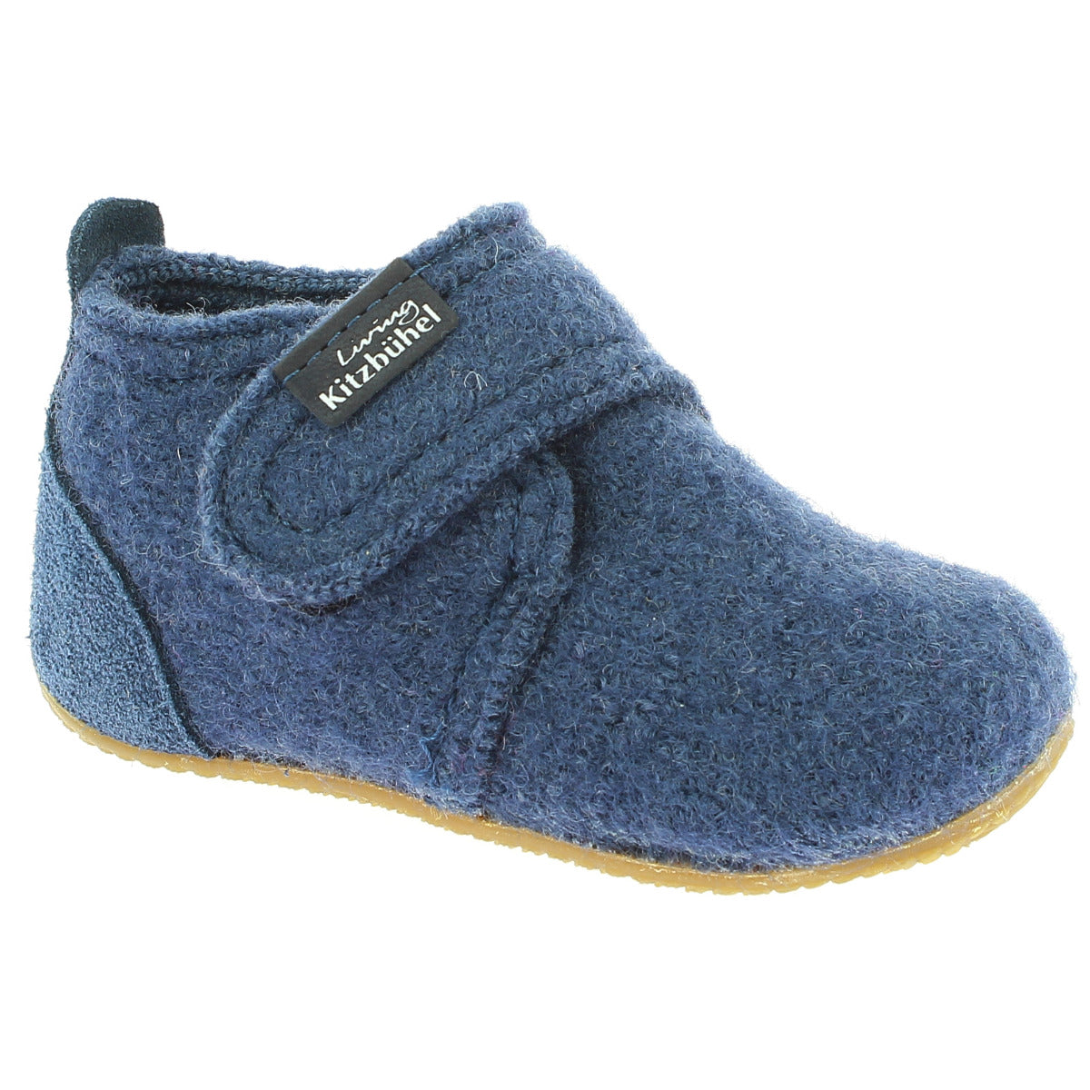 Comfortable and stylish LIVING KITZBÜHEL Hausschuh 4022-584 in blue color