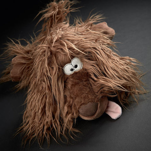 Sigikid BEASTS - Zottle Lottle 42808, ein kuscheliger Begleiter mit gestreiften Ohren und langem Schwanz