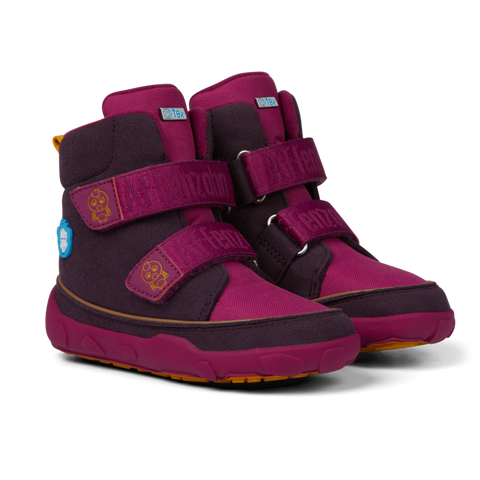 Stylish and colorful AFFENZAHN TEX vegan boots with bird design