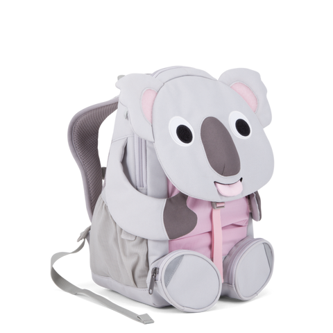 Large friendly koala AFFENZAHN backpack with adjustable straps and eco-friendly materials
