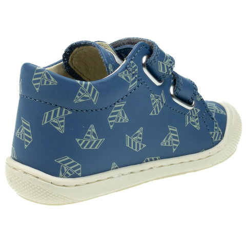 Durable and fashionable blue NATURINO Halbschuh COCOON