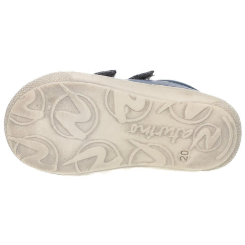 NATURINO Halbschuh COCOON in celeste color with light sole for kids