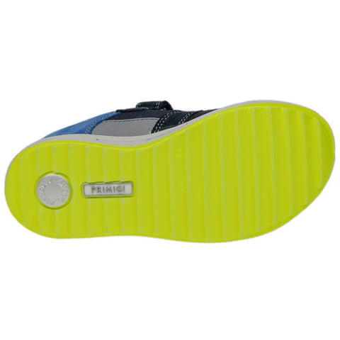 PRIMIGI GORE-TEX Halbschuh 18766-33 in navy color with bright neongelb accents