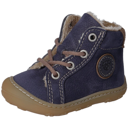 RICOSTA Knöchelschuh GEORGIE in dark blue and brown, a stylish and durable children's ankle boot with supportive features