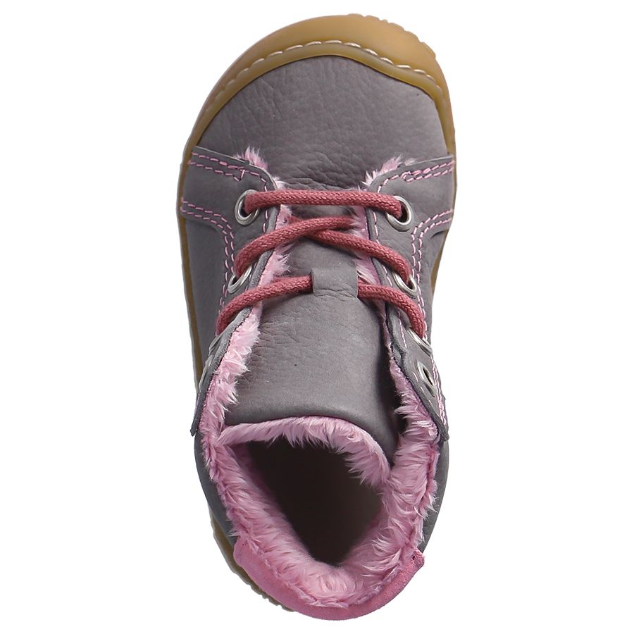 RICOSTA Knöchelschuh GEORGIE in gray and pink color, a stylish and comfortable shoe for kids