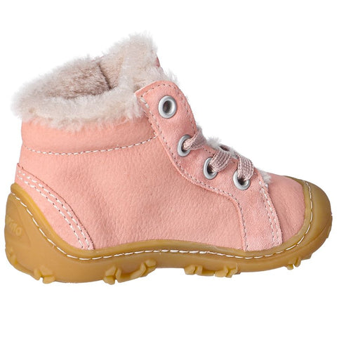 Side view of RICOSTA Knöchelschuh ELIA - altrosa ankle boot in soft pink color