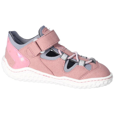 High-quality RICOSTA Barfußschuh Halbsandale JEFF in stylish altrosa and grey