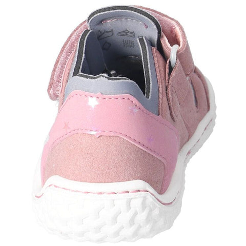 RICOSTA Barfußschuh Halbsandale JEFF in altrosa color with grey details