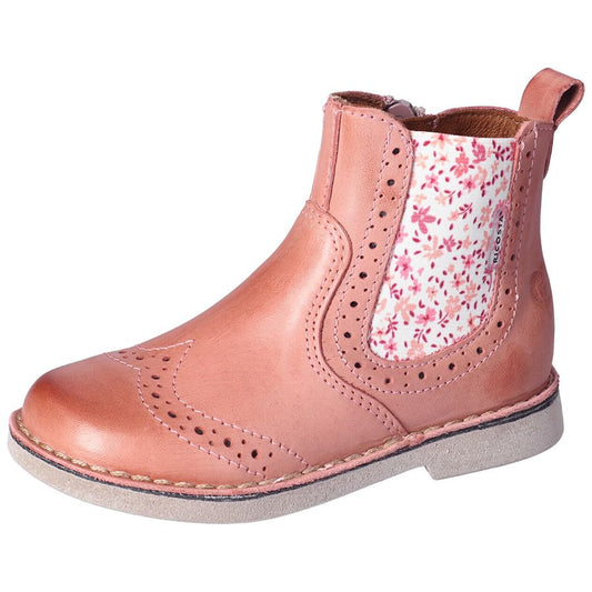 RICOSTA Stiefelette DALLAS in altrosa color with beautiful floral design