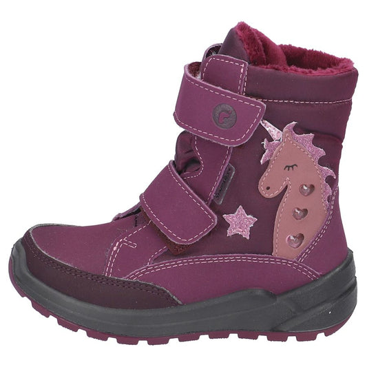 Close-up of the sturdy sole and anti-slip tread of RICOSTA Stiefel ANNIKA