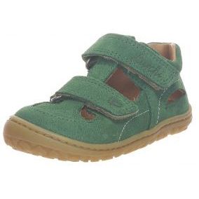 LURCHI Barfuß Halbsandale NANDO 50002-46 - grün children's green half-sandals with barefoot technology 