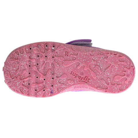 Comfortable and durable SUPERFIT Hausschuh SPOTTY 9253-85 rosa - Waldtiere slipper featuring cute woodland animal design in pink
