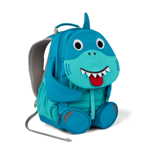 Large friend shark design AFFENZAHN backpack for kids with adjustable straps