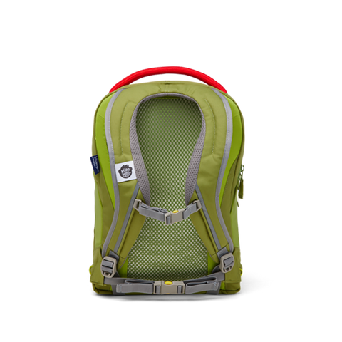 Colorful AFFENZAHN Abenteuerrucksack DAYDREAMER featuring a friendly dragon design, perfect for kids' everyday adventures and school activities