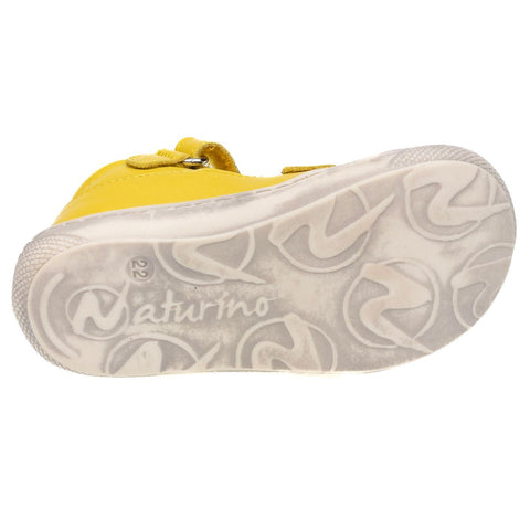 NATURINO PUFFY gelb: Kindersandale aus hochwertigem Material