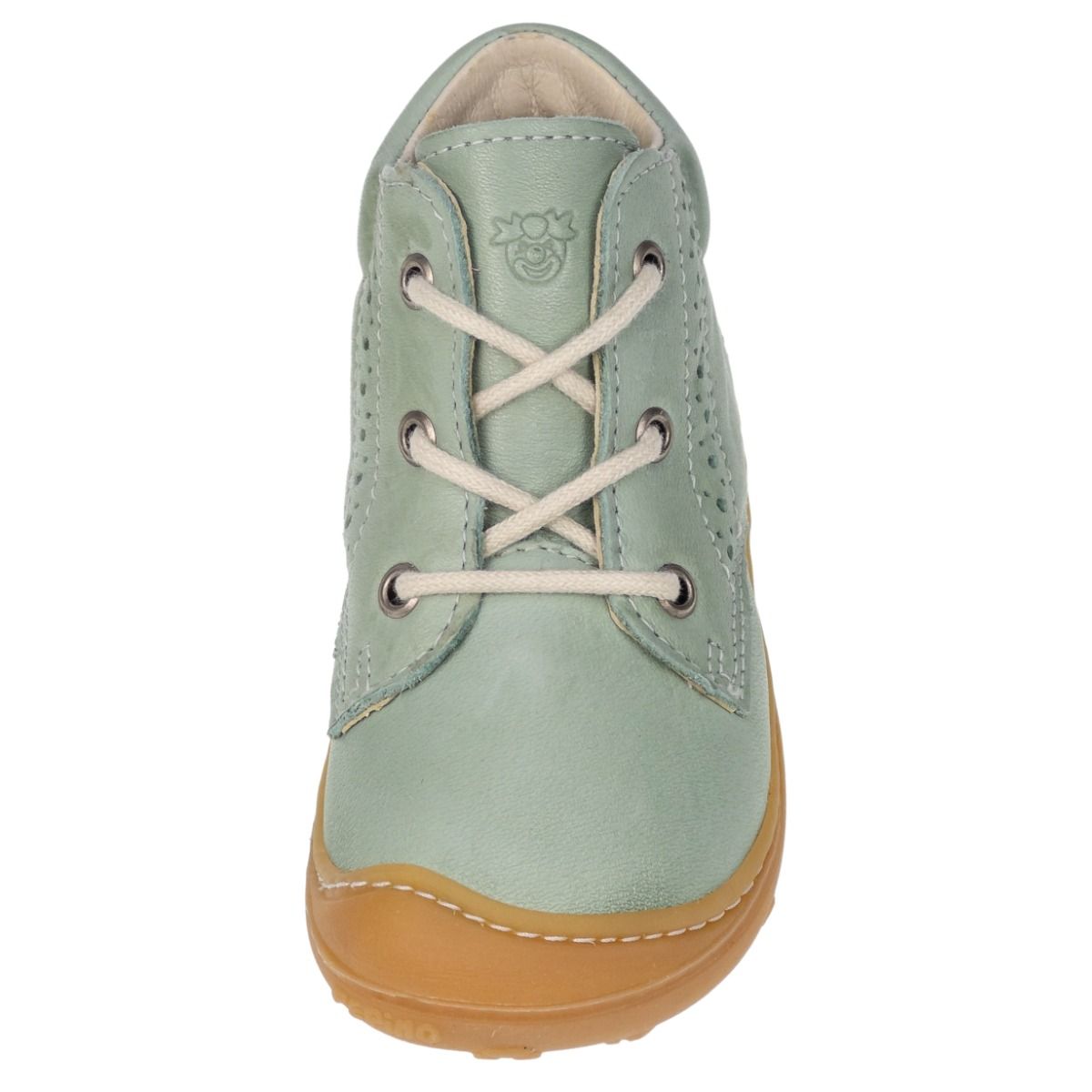 Mint green RICOSTA Knöchelschuh KELLY with Lyralochung detailing for girls