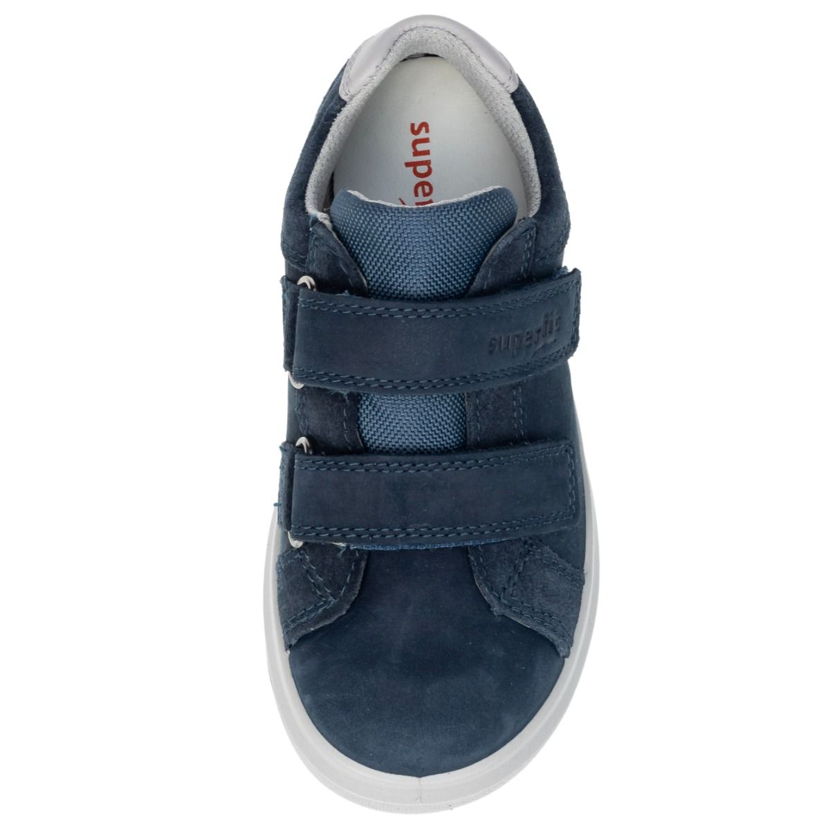  Side view of SUPERFIT GORE-TEX Halbschuh COSMO 6459-80, featuring sturdy sole and stylish dark blue colorway